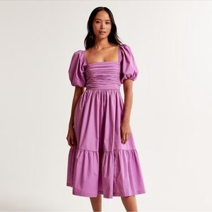 🪻Lilac Abercrombie & Fitch Midi Dress 🌷